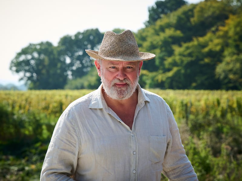 Hugh Bonneville at Sugrue South Downs. Photograph: Sarah Weal