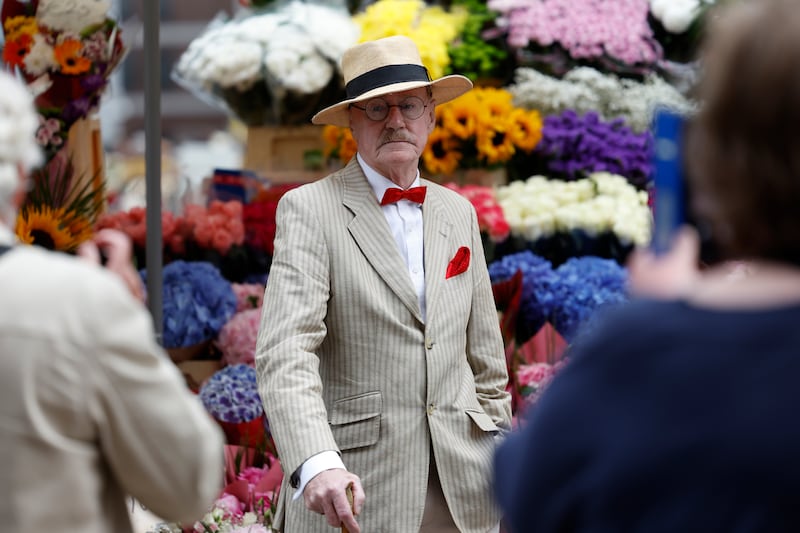 Don Ryan strutting his stuff. Photograph: Nick Bradshaw/The Irish Times