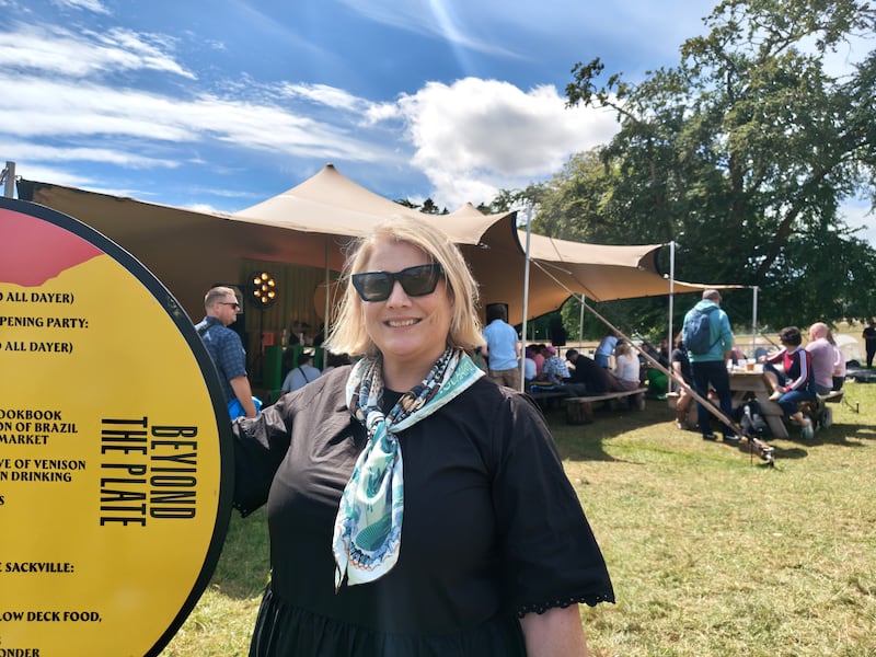 Ali Dunworth, who programmes Beyond the Plate, the food section of the festival. Photograph: Niamh Browne