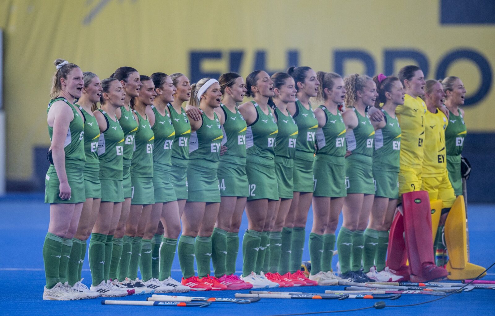 Late goals sink Ireland in first match against the hosts in Germany stage of FIH Hockey Pro League