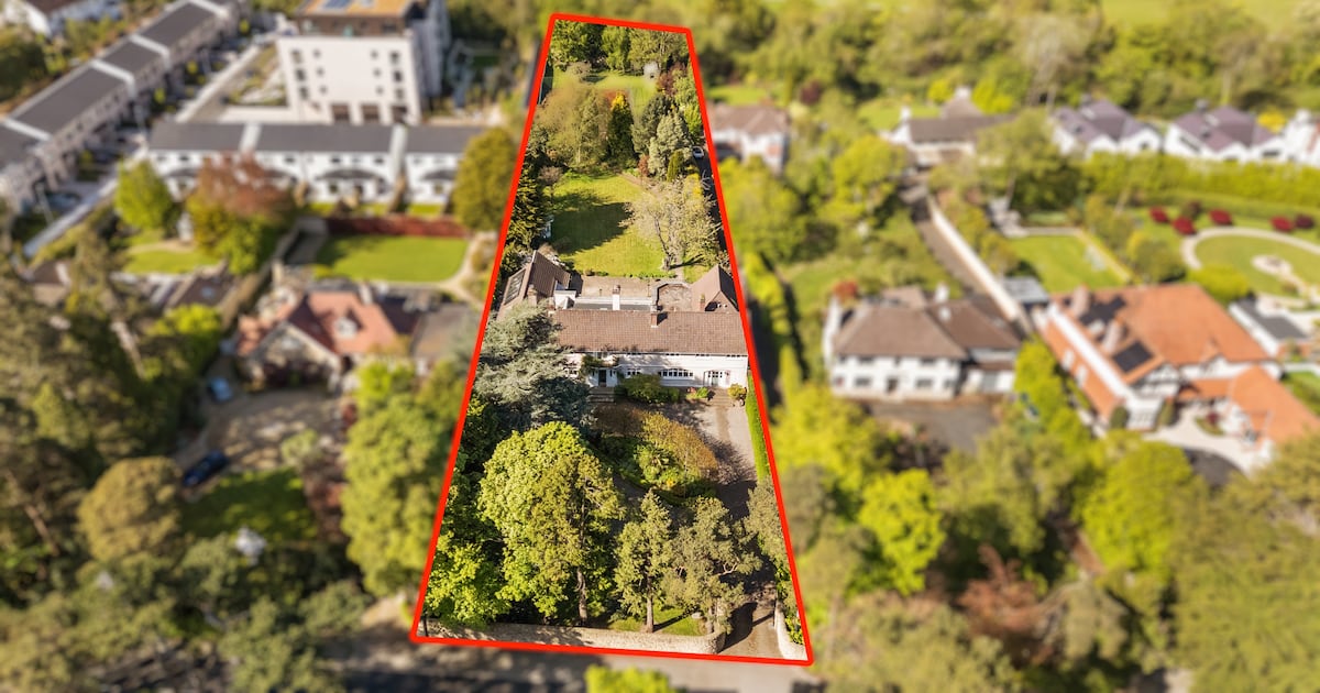Ambassador’s former home in Foxrock with residential development potential for €3.25m – The Irish Times