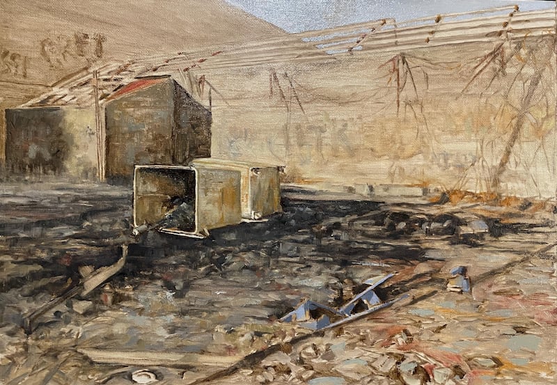 Gary O'Hare,  Warzone, oil on canvas, RHA Annual Exhibition 2026