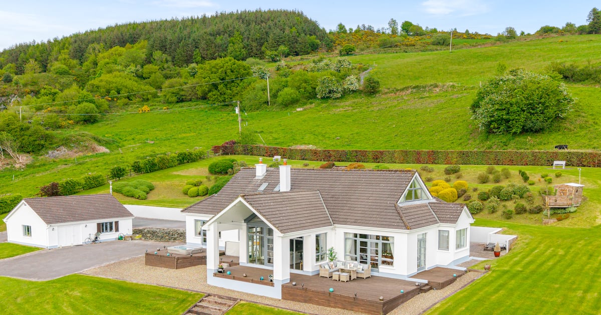 Modern home with incredible Lough Derg views and den fitted out as a pub – The Irish Times