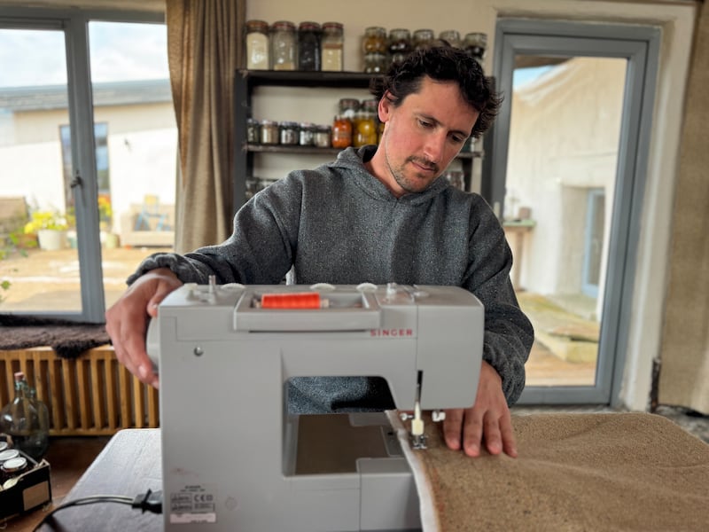Harrison Gardner taught himself to sew as a teenager 