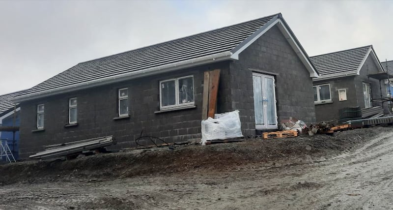 The dwelling house structure now on the lands, as set out in court documents.  