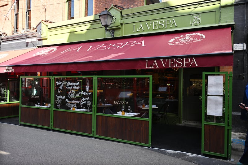 La Vespa in Castle Market, Dublin 2. Photograph: Bryan Meade 