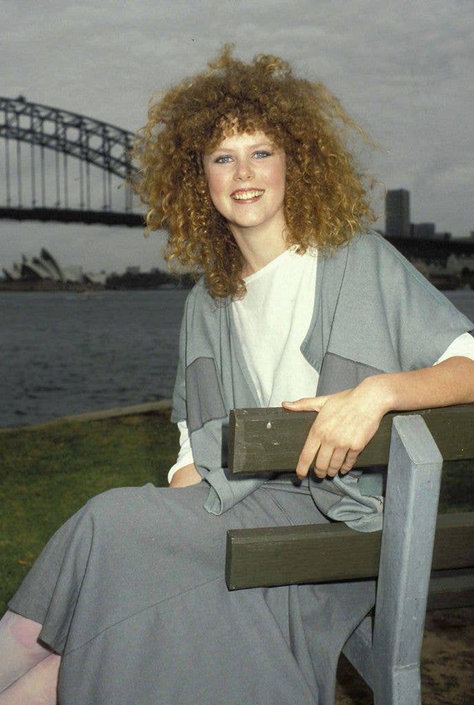 Nicole is back embracing the curls that first helped launch her career in Australia more than four decades ago
