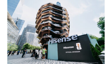 Hisense RGB-themed pop-up event lights up the new landmark of FIFA World Cup 2026™