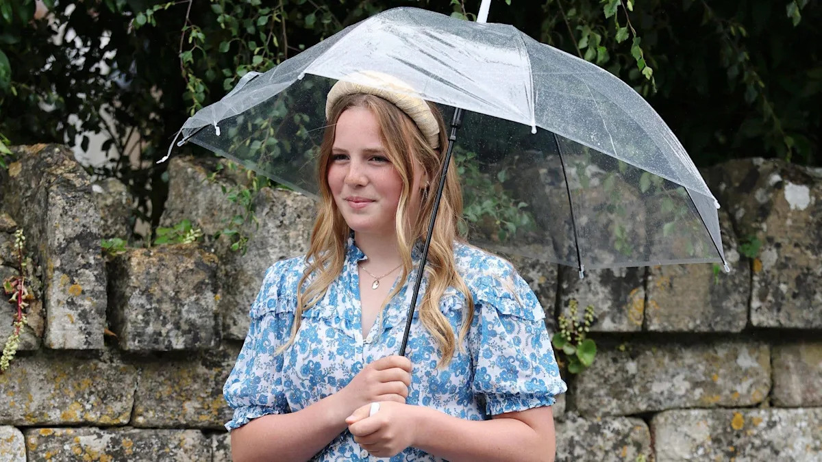 Mia Tindall, 12, debuts first-ever heels at uncle Peter Phillips' wedding