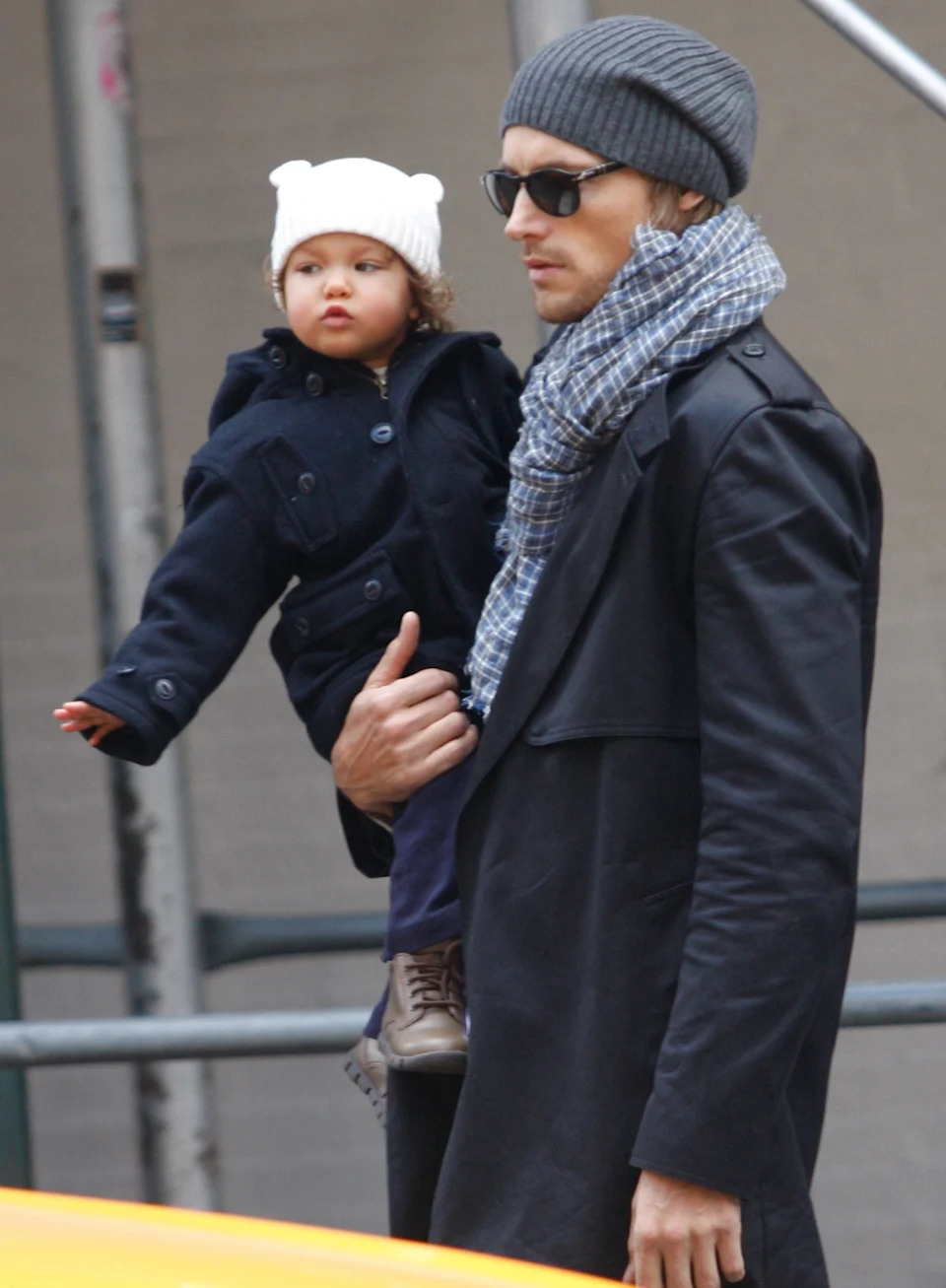 In 2012, the model (pictured here with his daughter in 2009) and the actress agreed to joint custody. FilmMagic