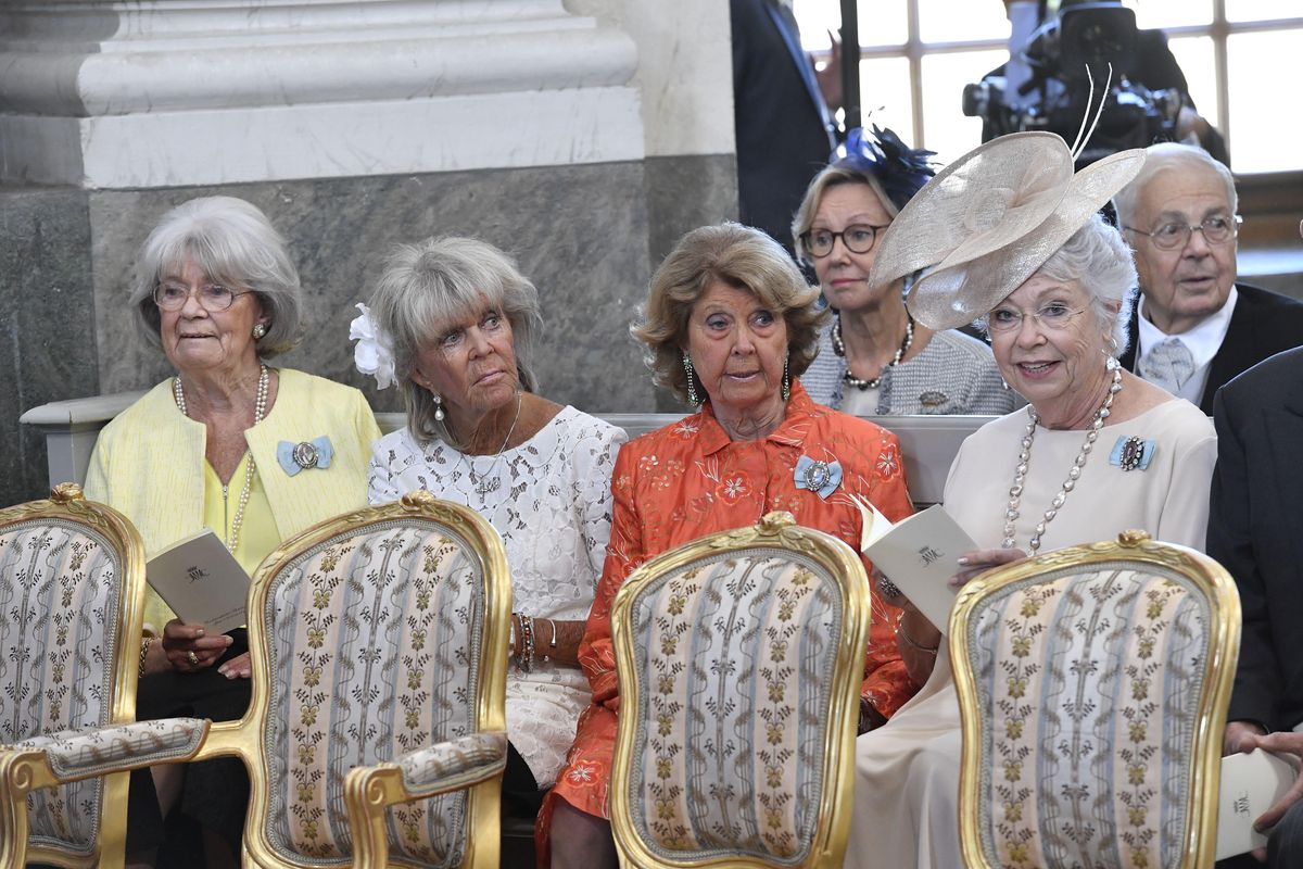 Princess Margaretha, Princess Birgitta, Princess Désirée and Princess Christina.