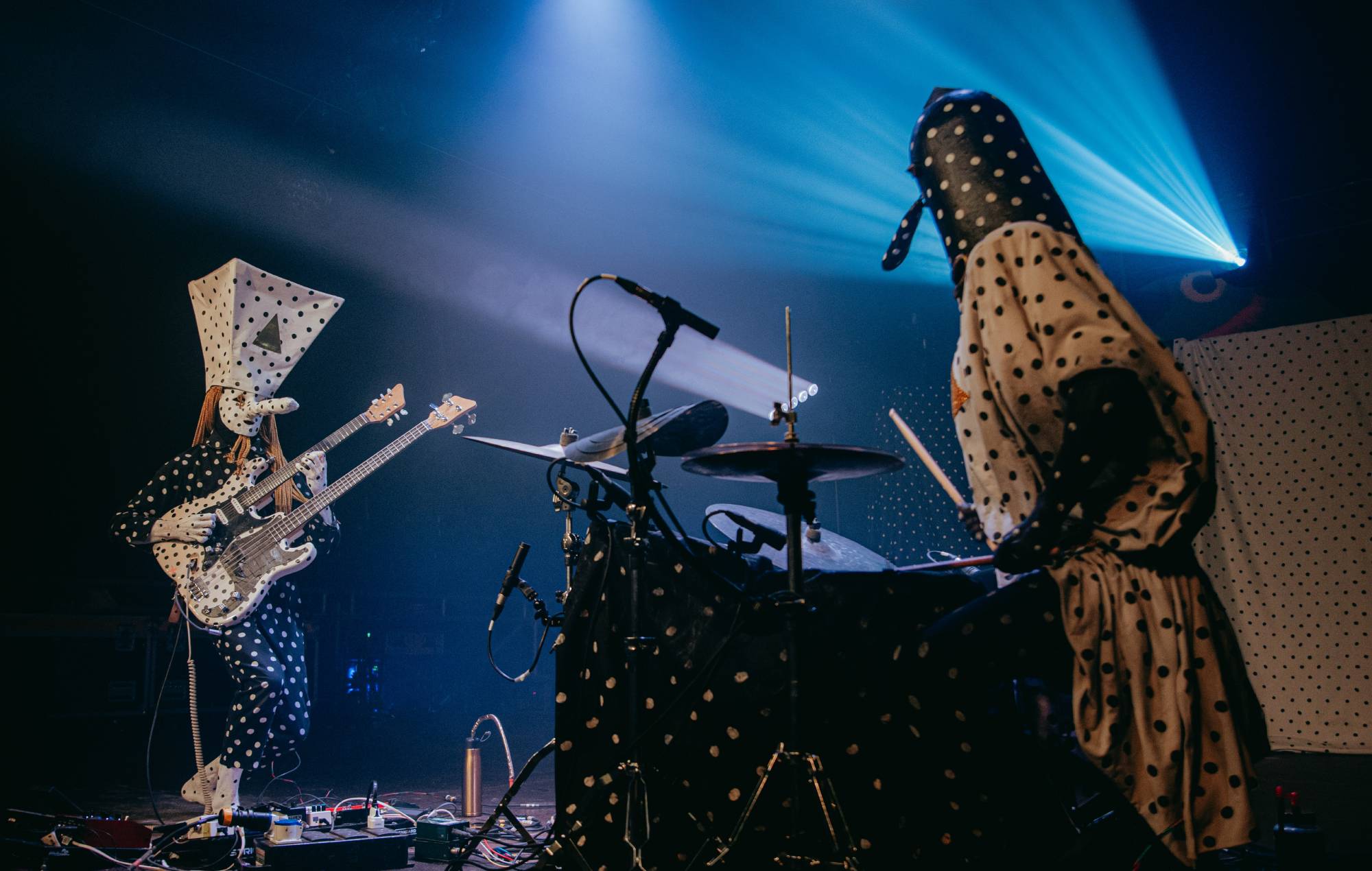 Angine de Poitrine live at the NME Beach stage at The Great Escape 2026. Credit: Chloe Hashemi for NME