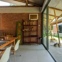 © Zakee Man Anjung House / Eleena Jamil Architect - Interior Photography, Wood, Beam, Chair