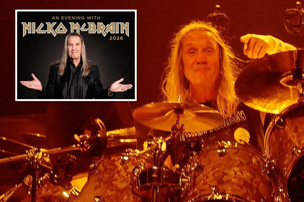 Iron Maiden's Nicko McBrain Announces Fall 2026 Book Tour
