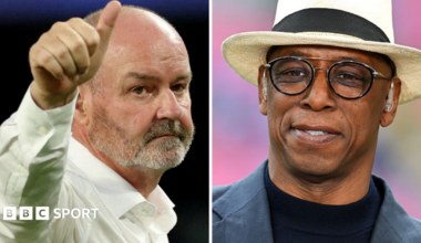 Steve Clarke and Ian Wright