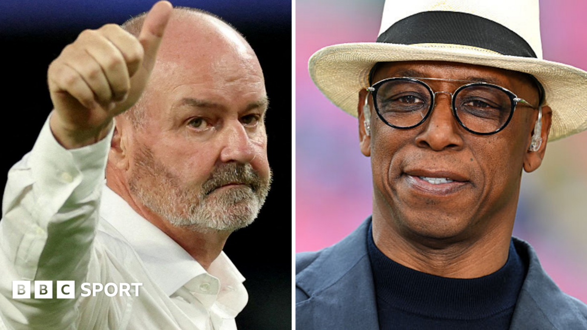 Steve Clarke and Ian Wright
