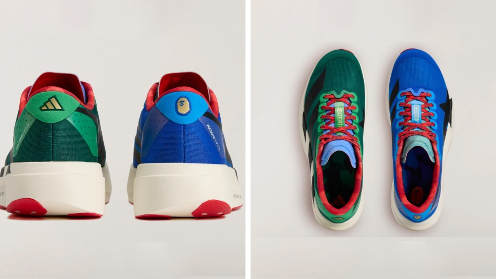 Bape Adidas Evo SL Blue Green