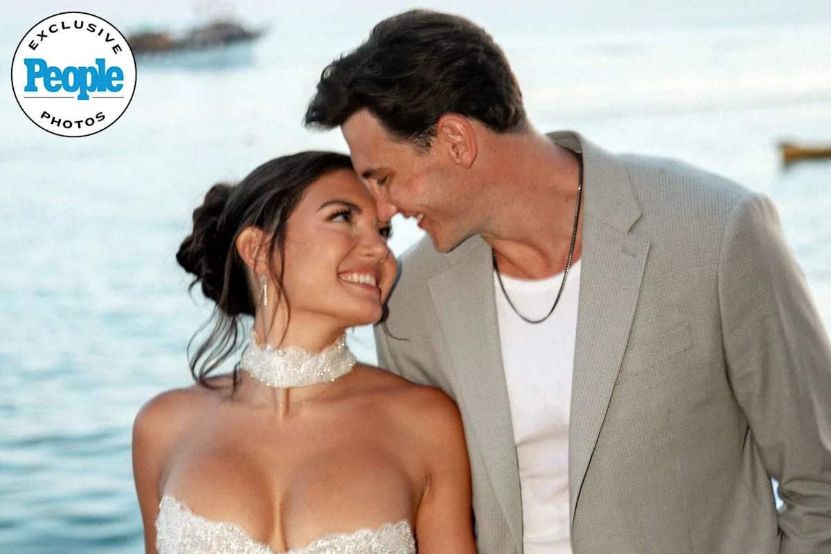 Giannina Gibelli and Blake Horstmann Marry in Dreamy Destination Wedding in Croatia with Son, 2, as Ring Bearer (Exclusive)