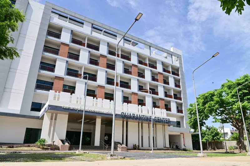The quarantine centre in Nonthaburi province is used to quarantine arrivals from Uganda and DR Congo. Photo: Department of Disease Control