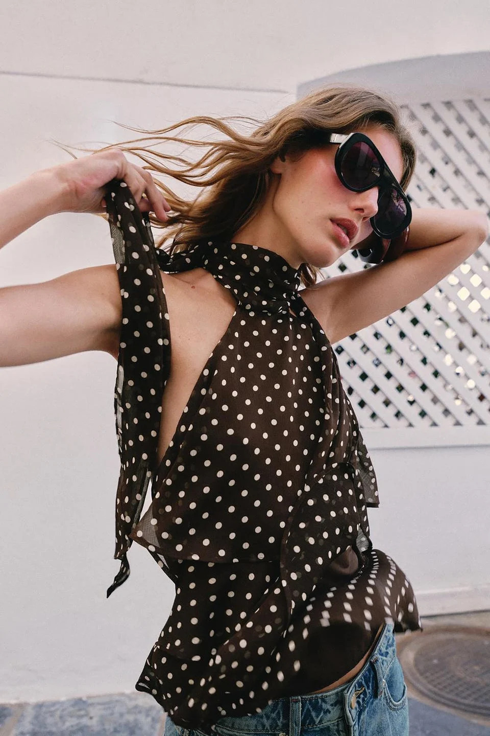 zara date night top
