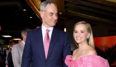 Reese Witherspoon and Her Boyfriend Color Coordinated