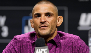 Shocking footage shows Dustin Poirier threatening to fight police officer during airport arrest