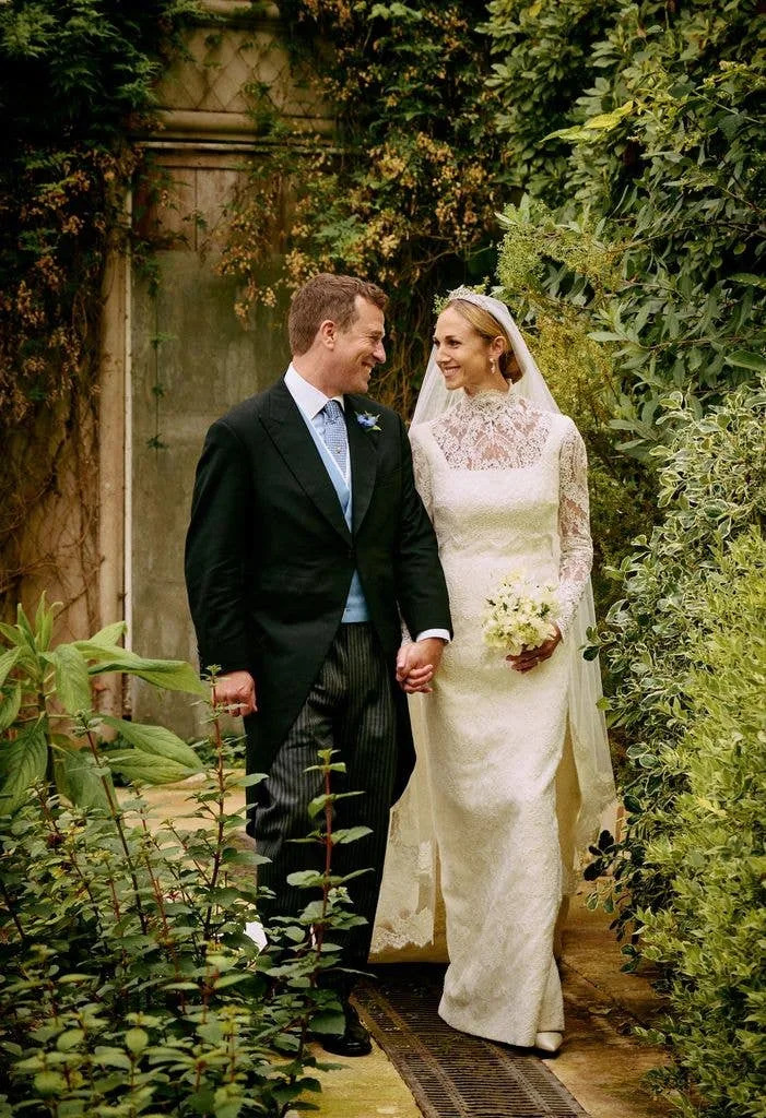 In a third picture, Harriet Sperling and Peter Phillips exchanged a loving look