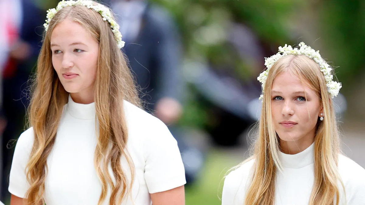 Bridesmaids Savannah and Isla Phillips looked so different at Peter Phillips' half-sister's wedding – 4 years ago