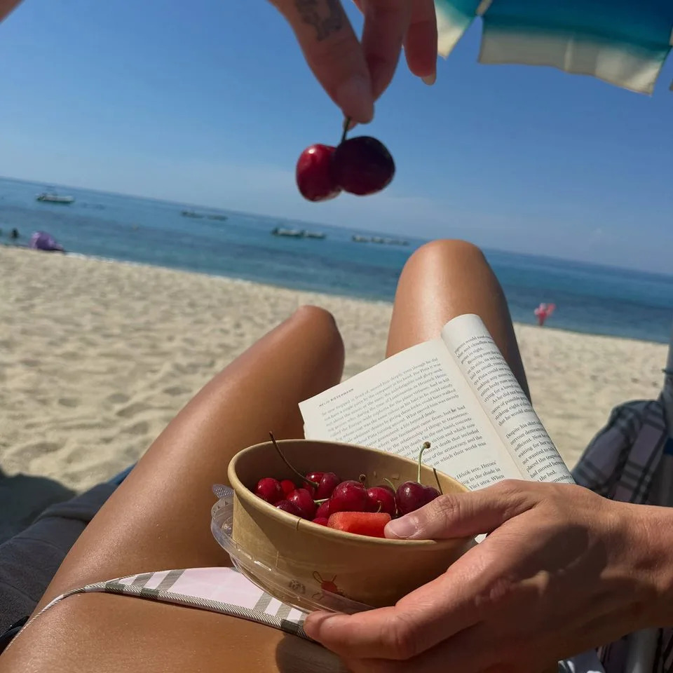 Dua Lipa with Callum Turner on a beachCredit: Dua Lipa/Instagram