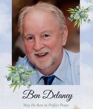 Death Notice of Ben DELANEY (Viewmount, Waterford)