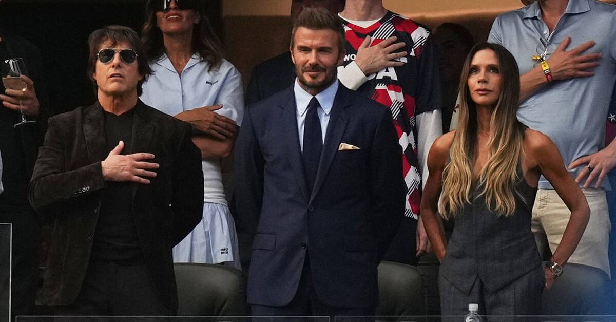 David Beckham and Tom Cruise bring celebrity glamour to World Cup