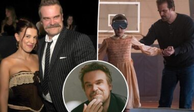 David Harbour admits to Millie Bobby Brown tension on 'Stranger Things' set