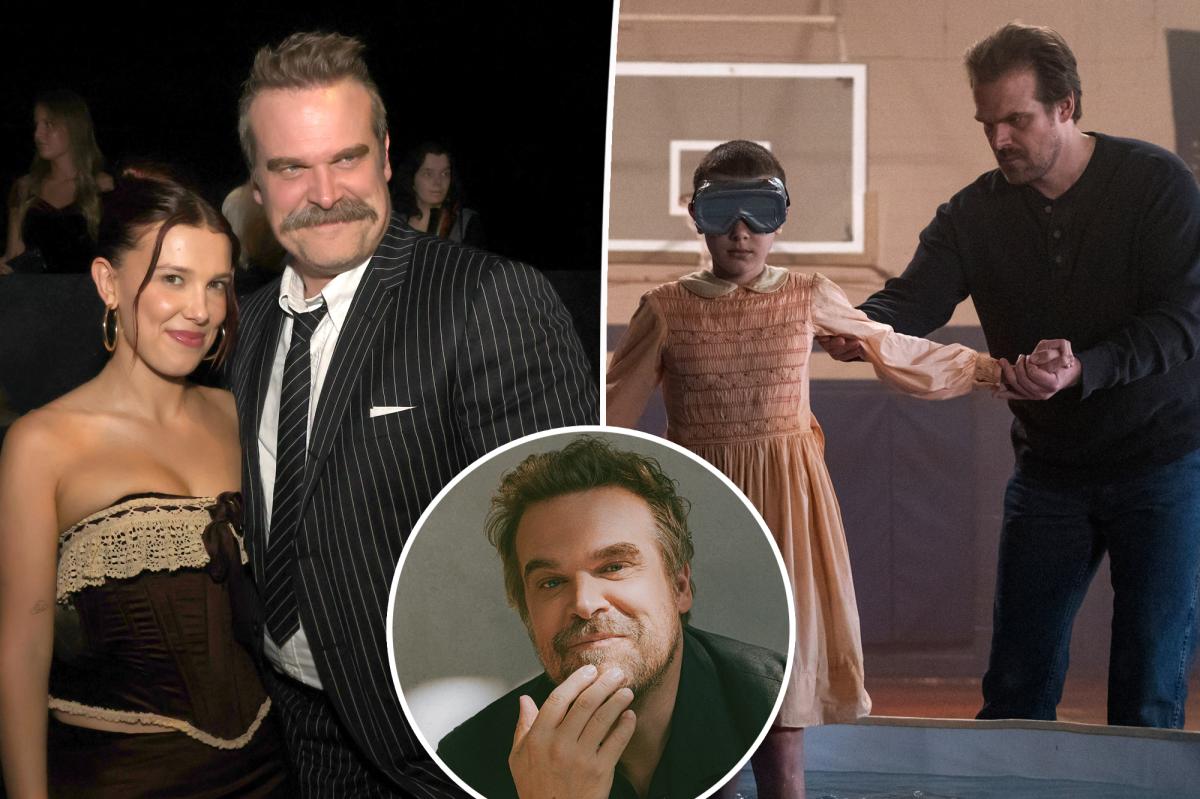 David Harbour admits to Millie Bobby Brown tension on 'Stranger Things' set