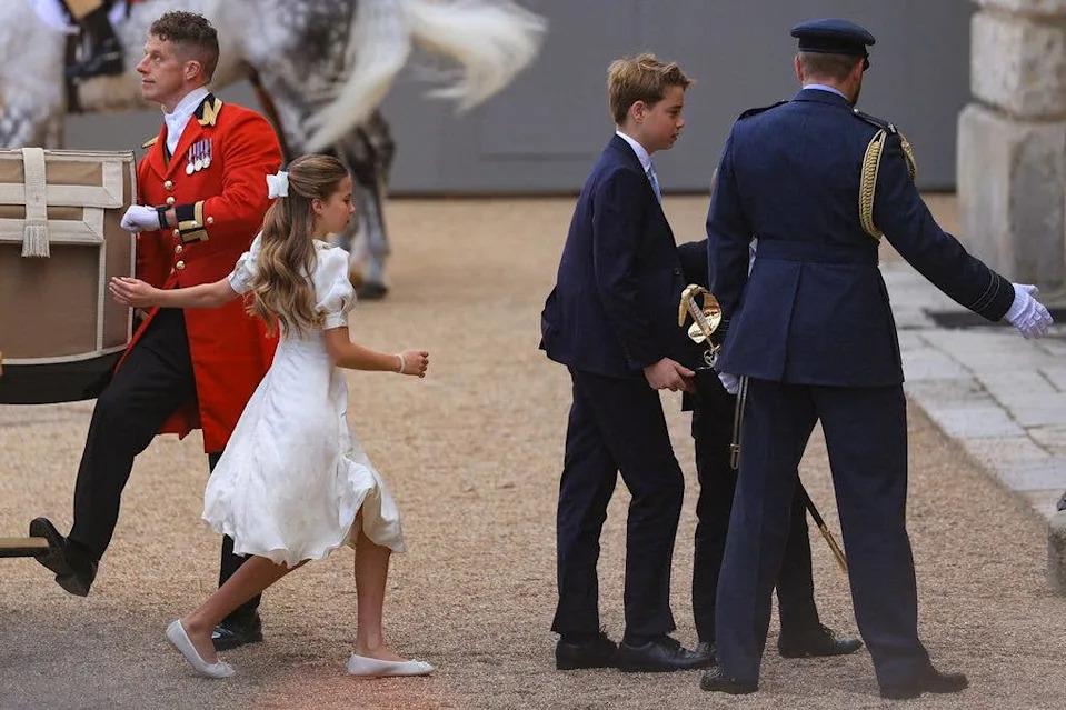 Princess Charlotte looked adorable in her all white look