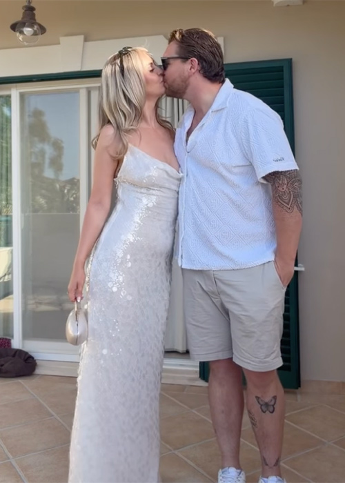 KALO founders Kate O’Neill and Michael O'Malley the night before their wedding. Pic: Kate O’Neill / Instagram