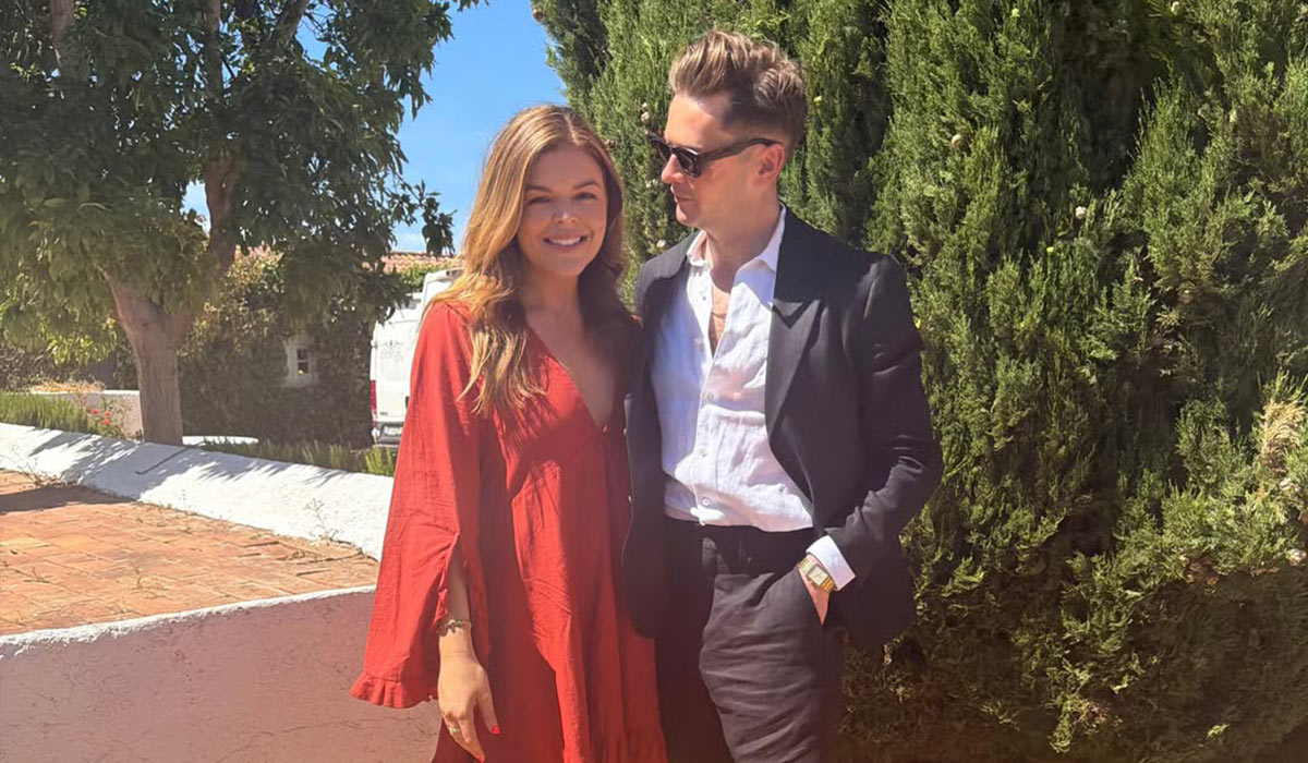 Doireann Garrihy rewears maternity look for Irish designers' wedding