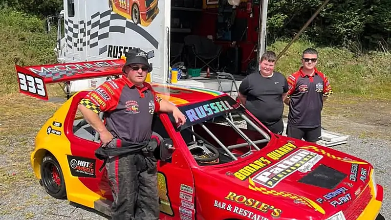 Double delight as Drumkeen's Drew Russell wins two major hot rod titles