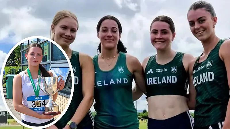 Erin Friel helps Irish relay team hit World U20s mark, gold for Cabrini Pyne at Tailteann Games