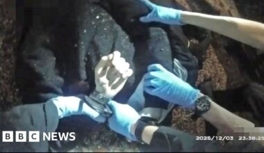 Murder victim told police 'I can't breathe' while handcuffed - BBC