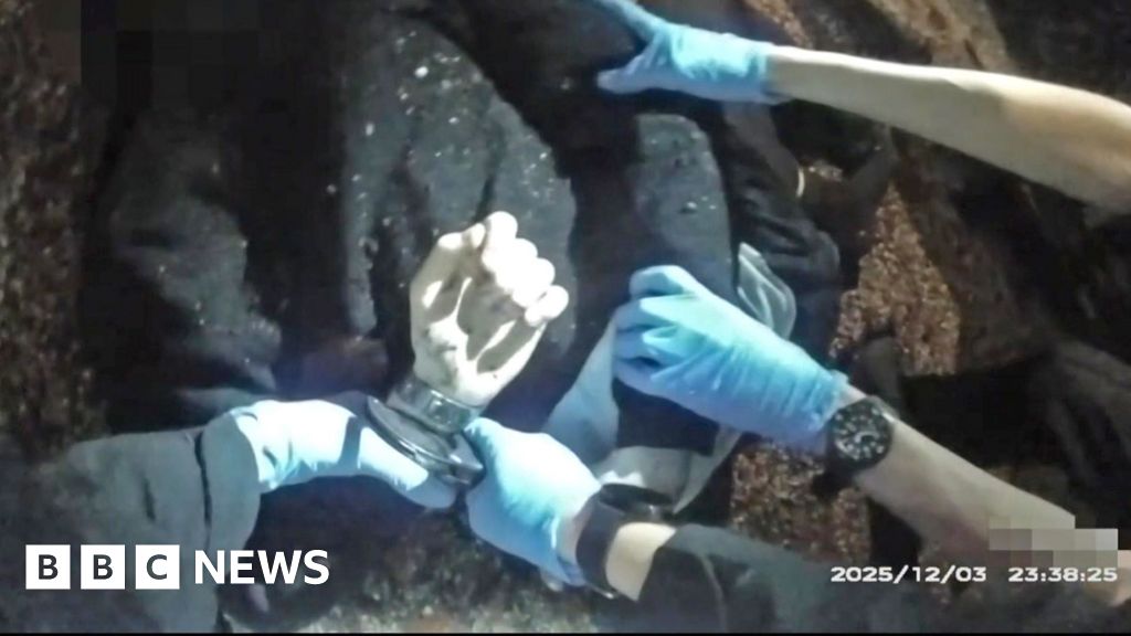 Murder victim told police 'I can't breathe' while handcuffed - BBC