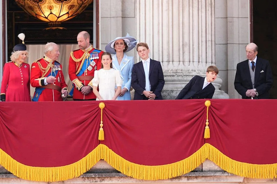 The Duke of Kent stood apart from the rest of the family