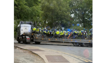 Rally fever builds as Garda motorbikes arrive in Letterkenny ahead of big weekend - Highland Radio