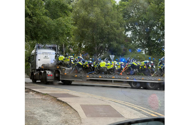 Rally fever builds as Garda motorbikes arrive in Letterkenny ahead of big weekend - Highland Radio