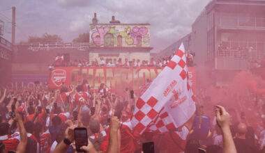 Around 75 people were rescued from a height during Arsenal parade