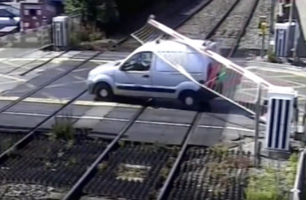 Irish Rail releases footage of level crossing crashes after 31 incidents already this year