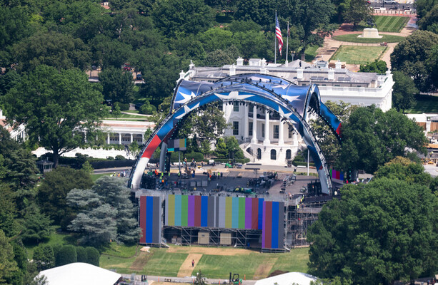 White House $60m cage fight almost ready for Trump's 80th birthday - The Journal
