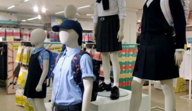 The children aren't even off yet. Shops need to put the back-to-school merch away