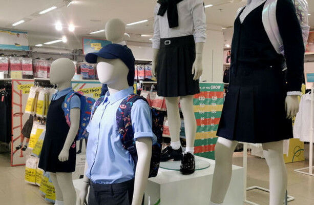 The children aren't even off yet. Shops need to put the back-to-school merch away