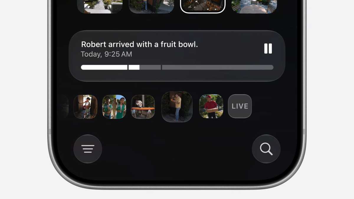 iOS 27 Home security camera management