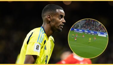 Alexander Isak scored a stunning goal for Sweden in their defeat to Norway